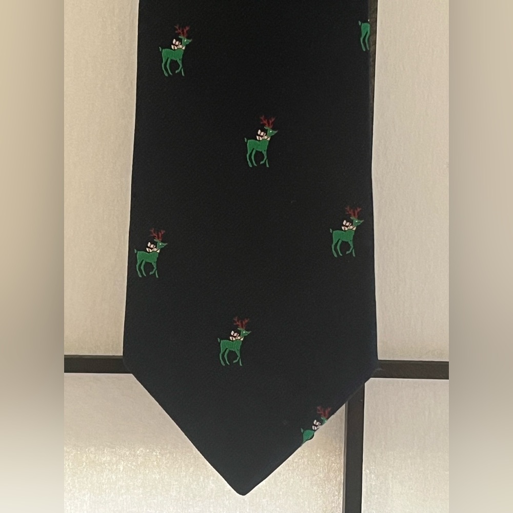 Alynn  Neckwear Creative Expressions Mens/ teens tie Holiday Reindeer standard🦌 - Picture 10 of 11